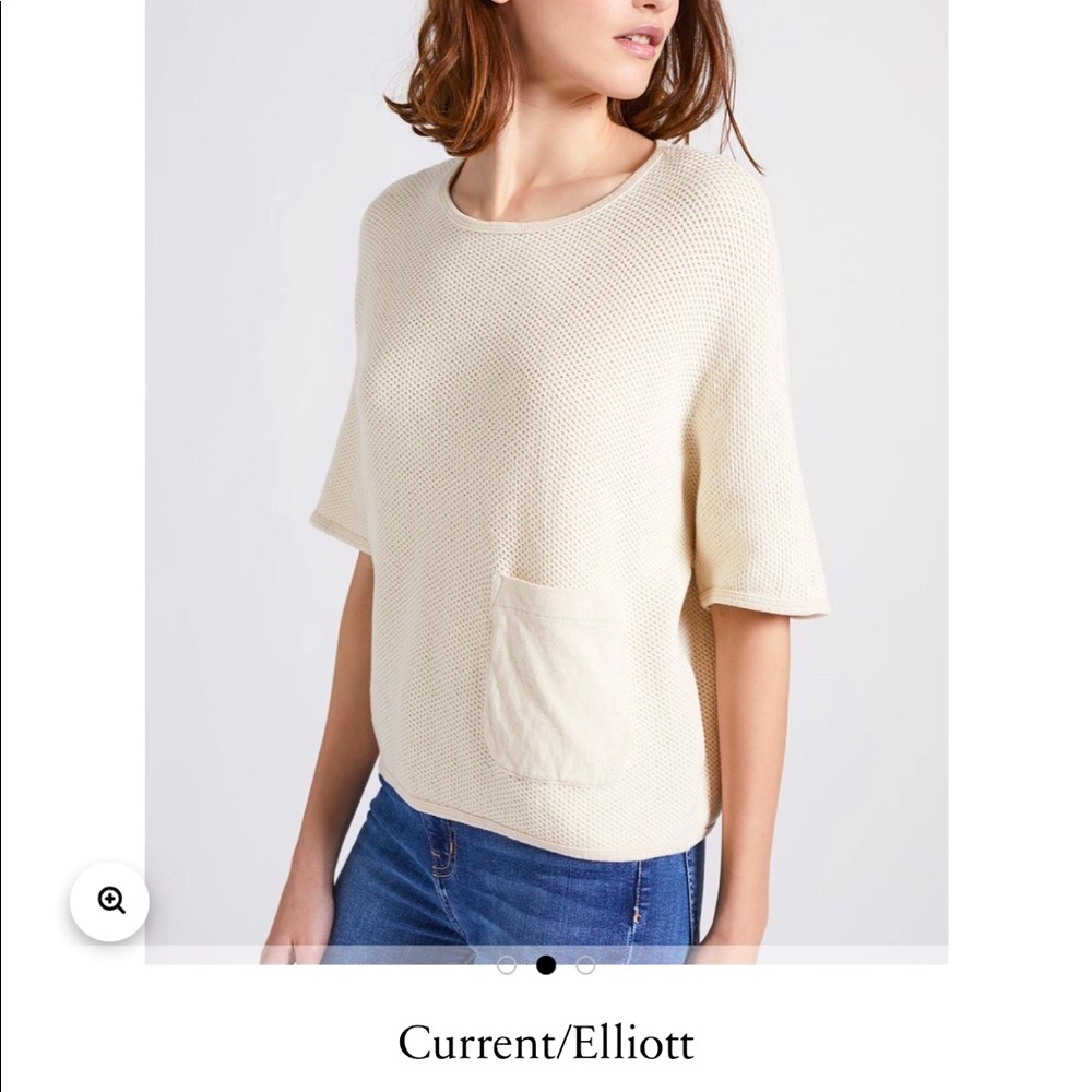 Current/Elliott painter tee with chest pocket